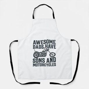 Tolle Väter haben Söhne und Motorräder Design_1 Schürze
