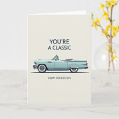 Tolle Vatertag Auto Design Karte (Gelbe Blume)