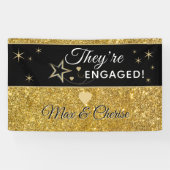 Tolle Verlobungsfeier personalisierte Banner (Horizontal)