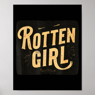 Tolle verrottete Mädchen suchen für Sprachliebhabe Poster