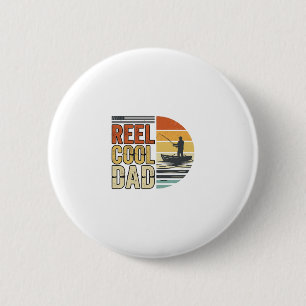 Tolle Vintage-Angler-T-Shirt Design für den coolen Button