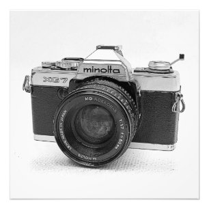 Tolle Vintage-Kamera Druck/Poster! Fotodruck
