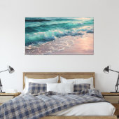 Tolle Wellen  Leinwanddruck (Insitu (Schlafzimmer))