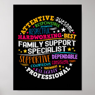 Tolle Woche der Wertschätzung für Family Support S Poster