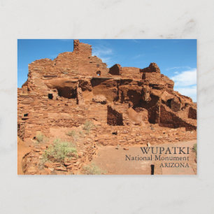 Tolle Wupatki Postcard! Postkarte