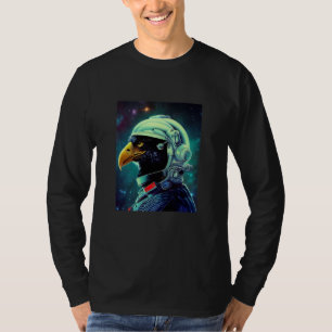 Toller Adler Astronaut Kosmonaut Astronomie Astrop T-Shirt