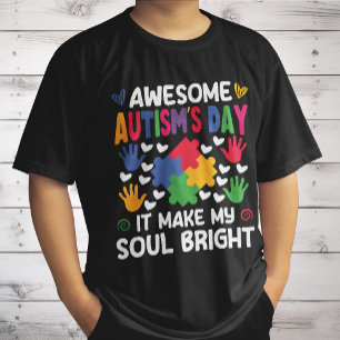 Toller Autismus-Tag. Er macht meine Seele hell. He T-Shirt