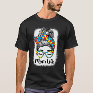 Toller Autismus Unordentlicher Dutt Sonnenbrille A T-Shirt