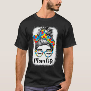 Toller Autismus Unordentlicher Dutt Sonnenbrille A T-Shirt