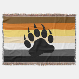 Toller Bärenpranken auf Bärenstolzflagge Decke