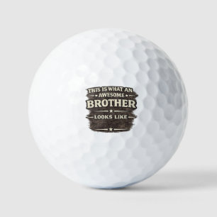 Toller Bruder Sieht Aus Wie – Lustiges Zitat-Desig Golfball