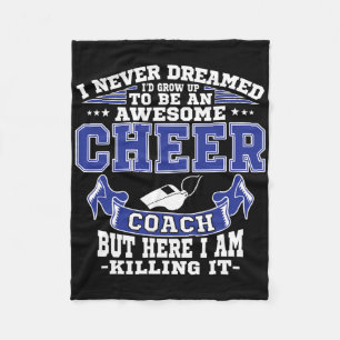 Toller Cheerleading-Trainer , Geschenkidee für Che Fleecedecke