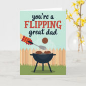 Toller Dad Bbq Karte (Gelbe Blume)