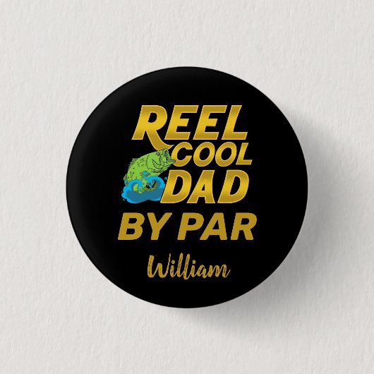 Toller Dad Vatertag Personalisiert Button (Vorderseite)