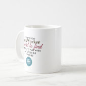Toller Dockarbeiter personalisiertes Namensgeschen Kaffeetasse (Vorderseite Links)