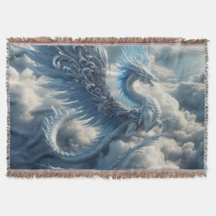 Toller Drache umgeben von Wolken  Decke