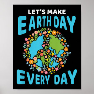 Toller Erdball Weltglobus Tag der Erde Umwelt schü Poster