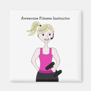 Toller Fitness-Trainer Magnet