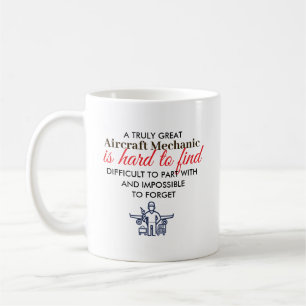 Toller Flugzeugmechaniker personalisiertes Namensg Kaffeetasse