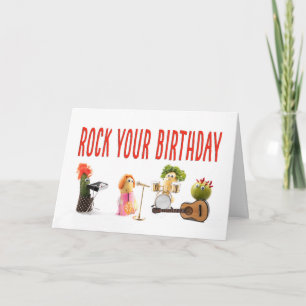 Toller Geburtstag für Vegetarier - Rockmusikliebha Karte
