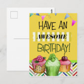 Toller Geburtstag Postkarte (Vorne/Hinten)