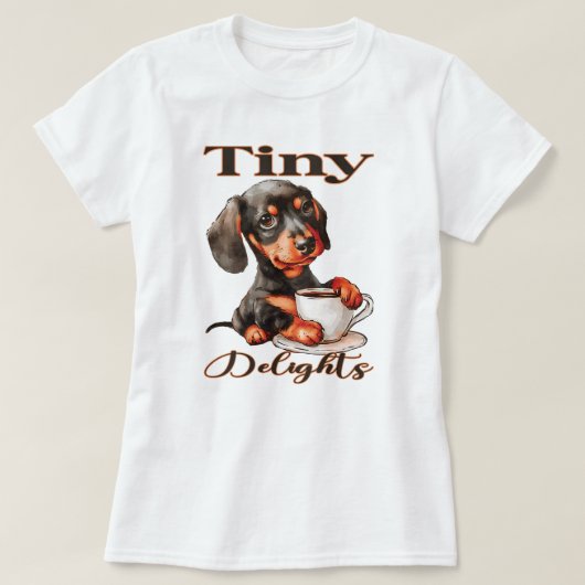Toller Genuss und Dackel T-Shirt (Design vorne)