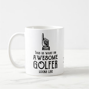 Toller Golfer Personalisiert Kaffeetasse