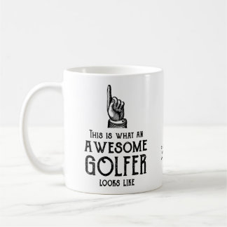 Toller Golfer Personalisiert Kaffeetasse