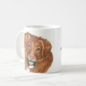 Toller Howliday Tasse (Vorderseite Links)