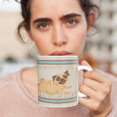 Toller Kaffee Tasse mit Mops