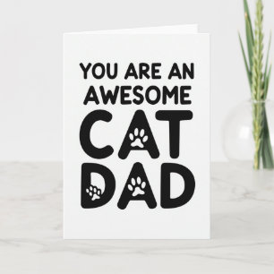 Toller Katzenpapa Grafikkarte Karte