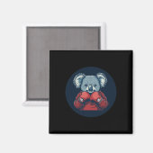 Toller Koala-Bär-Boxer für eine Knockout-Stimmung Magnet (Vorderseite/Rückseite)