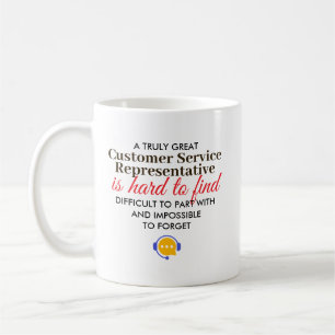 Toller Kundenservice-Repräsentant Personalisiertes Kaffeetasse