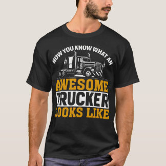 Toller LKW-Fahrer Fernfahrer Autobahn T-Shirt
