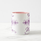 Toller-Mama Zweifarbige Tasse (Mittel)