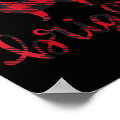 Toller Merry Christmas Buffalo Plaid Dog Cute For Poster (Ecke)