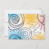 Toller musikalischer Transport-Minibusplakat Einladung (Rückseite)