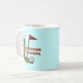 Toller Opa Golf Kaffeetasse (Vorderseite Links)