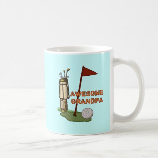 Toller Opa Golf Kaffeetasse (Rechts)