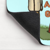Toller Opa Golf Mousepad (Ecke)
