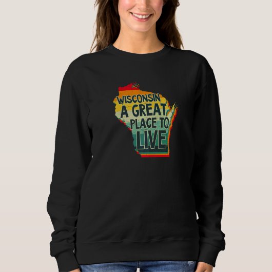 Toller Ort Live Wisconsin Sweatshirt (Vorderseite)