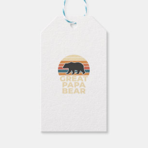 Toller Papa Bär Retro Sonnenuntergang Vintage Vekt Geschenkanhänger