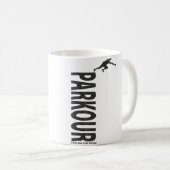Toller Parkour Leben Am Rand Kaffeetasse (VorderseiteRechts)