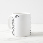 Toller Parkour Leben Am Rand Kaffeetasse (Vorderseite Links)