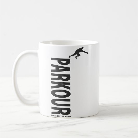 Toller Parkour Leben Am Rand Kaffeetasse (Links)