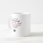 Toller Professor Personalisiertes Namensgeschenk Kaffeetasse (Vorderseite Links)