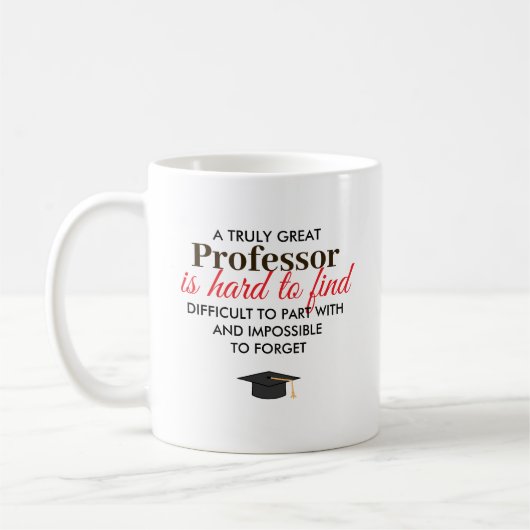 Toller Professor Personalisiertes Namensgeschenk Kaffeetasse (Links)