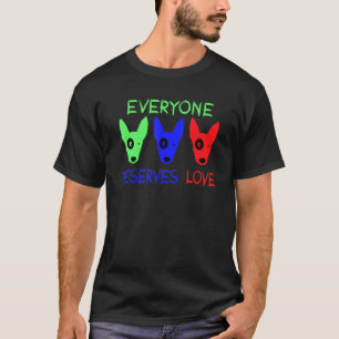Toller Rettungshund Jeder verdient Liebe Hundehilf T-Shirt