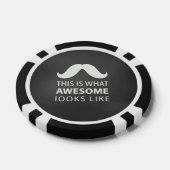 Toller Schnurrbart Pokerchips (Einzeln)