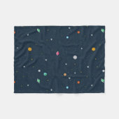 Toller schöner Weltraumastronaut Fleecedecke (Vorderseite (Horizontal))